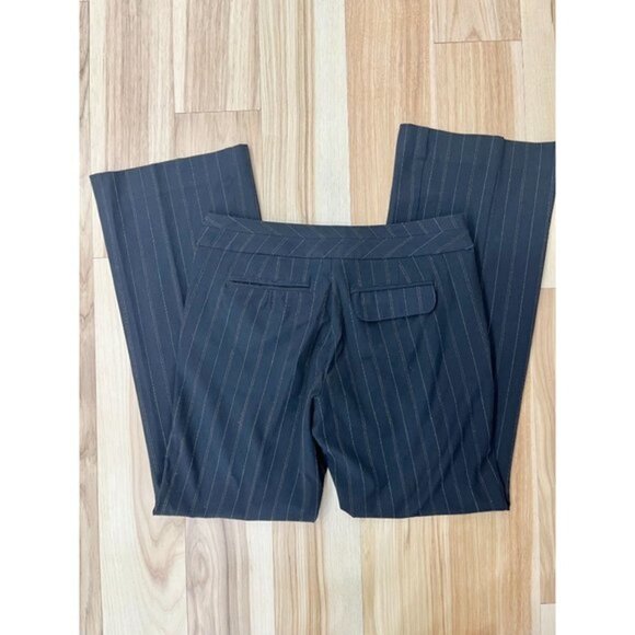 Old Navy Pinstripe Dress Pants Black 4 - Picture 4 of 4